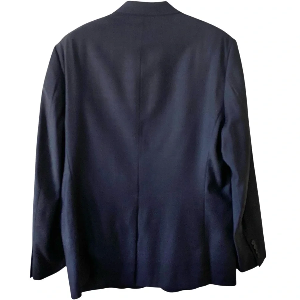 Lauren Ralph Lauren Charcoal 100% Wool Two-Button Sport Jacket Sz 46L